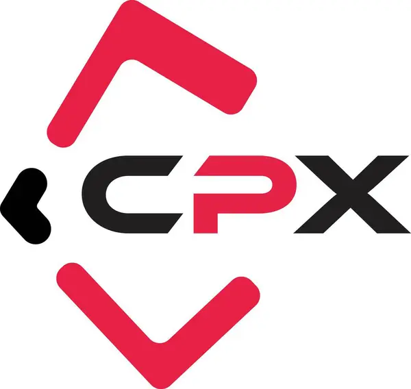 CPX yaratıcı minimalist harf logosu. CPX benzersiz vektör baş harfleri harf logosu tasarımı