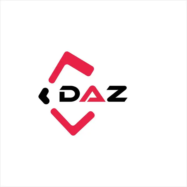 DAZ yaratıcı minimalist harf logosu. DAZ benzersiz vektör baş harfleri alfabe harf logosu tasarımı