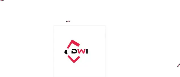 Yaratıcı minimalist harf logosu. DWI benzersiz vektör baş harfleri harf logosu tasarımı