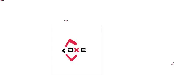 DXE yaratıcı minimalist harf logosu. DXE benzersiz vektör baş harfleri harf logosu tasarımı
