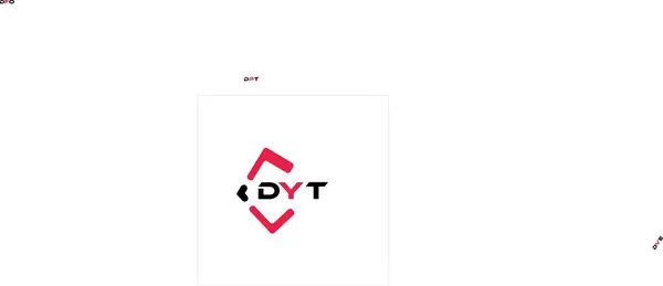 DYT yaratıcı minimalist harf logosu. DYT benzersiz vektör baş harfleri harf logosu tasarımı