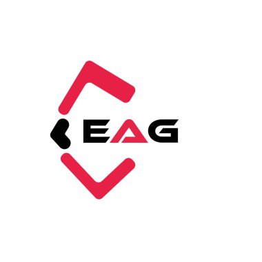 EAG yaratıcı minimalist harf logosu. EAG benzersiz vektör baş harfleri harf logosu tasarımı
