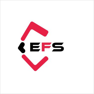 EFS yaratıcı minimalist harf logosu. EFS benzersiz vektör baş harfleri harf logosu tasarımı