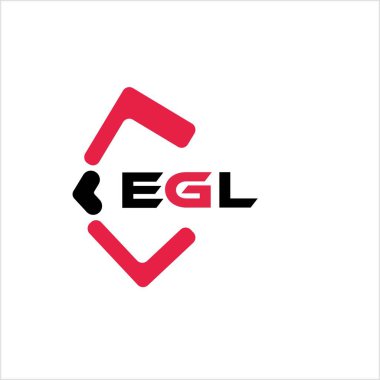 EGL yaratıcı minimalist harf logosu. EGL benzersiz vektör baş harfleri harf logosu tasarımı