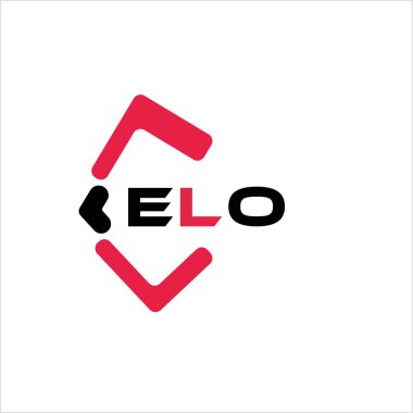 ELO yaratıcı minimalist harf logosu. ELO eşsiz vektör baş harfleri alfabe harf logosu tasarımı