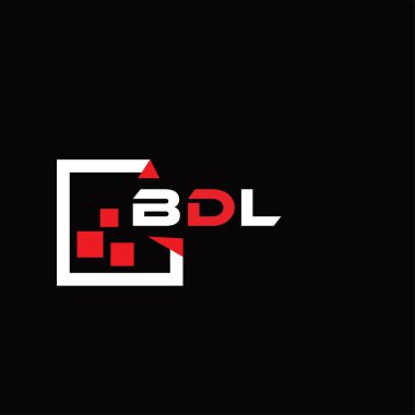 BDL yaratıcı minimalist harf logosu. BDL eşsiz vektör baş harfleri harf logosu tasarımı