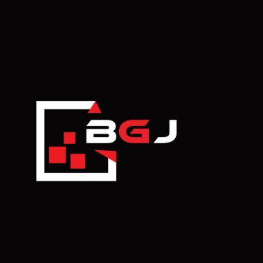 BGJ yaratıcı minimalist harf logosu. BGJ benzersiz vektör baş harfleri harf logosu tasarımı