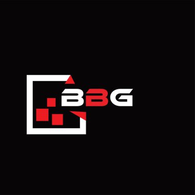 BBG yaratıcı minimalist harf logosu. BBG benzersiz vektör baş harfleri harf logosu tasarımı