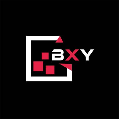 BXY yaratıcı minimalist harf logosu. BXY eşsiz vektör baş harfleri harf logosu tasarımı