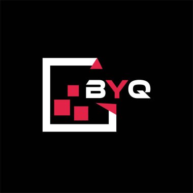 BYQ yaratıcı minimalist harf logosu. BYQ eşsiz vektör baş harfleri alfabe harfi logo tasarımı