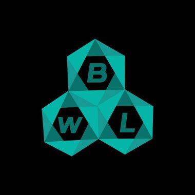 BWL yaratıcı minimalist harf logosu. BWL benzersiz vektör baş harfleri harf logosu tasarımı