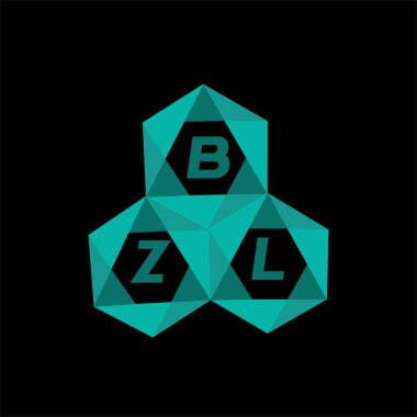 BZL yaratıcı minimalist harf logosu. BZL eşsiz vektör baş harfleri harf logosu tasarımı