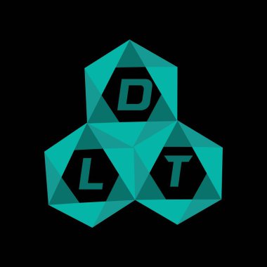 DTL yaratıcı minimalist harf logosu. DTL benzersiz vektör baş harfleri harf logosu tasarımı