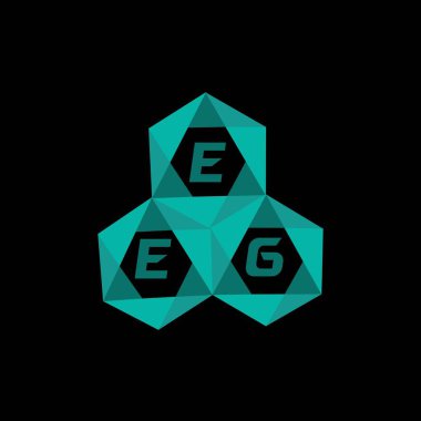 EDG yaratıcı minimalist harf logosu. EDG eşsiz vektör baş harfleri alfabe harfi logosu EDG tasarımı yaratıcı minimalist harf logosu. EDG benzersiz vektör baş harfleri harf logosu tasarımı