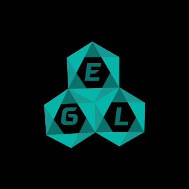 EGL yaratıcı minimalist harf logosu. EGL benzersiz vektör baş harfleri harf logosu tasarımı