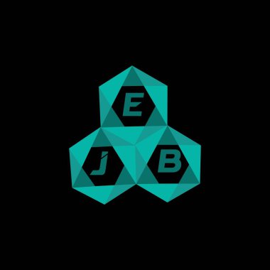 EJB yaratıcı minimalist harf logosu. EJB benzersiz vektör baş harfleri harf logosu tasarımı