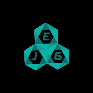 EJG yaratıcı minimalist harf logosu. EJG benzersiz vektör baş harfleri harf logosu tasarımı