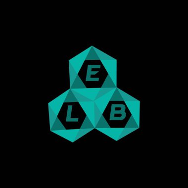 ELB yaratıcı minimalist harf logosu. ELB eşsiz vektör baş harfleri alfabe harf logosu tasarımı