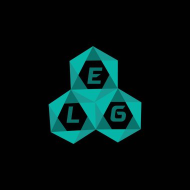 ELG yaratıcı minimalist harf logosu. ELG eşsiz vektör baş harfleri alfabe harfi logosu. Yaratıcı minimalist harf logosu tasarlıyor. ELG eşsiz vektör baş harfleri alfabe harf logosu tasarımı