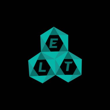 ELT yaratıcı minimalist harf logosu. ELT eşsiz vektör baş harfleri alfabe harfi logosu. Yaratıcı minimalist harf logosu. ELT eşsiz vektör baş harfleri alfabe harfi logosu. Yaratıcı minimalist harf logosu. ELT benzersiz vektör baş harfleri alph