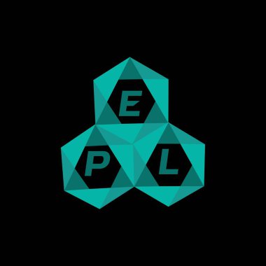 EPL yaratıcı minimalist harf logosu. EPL benzersiz vektör baş harfleri harf logosu tasarımı