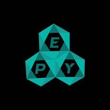 EPY yaratıcı minimalist harf logosu. EPY benzersiz vektör baş harfleri harf logosu tasarımı