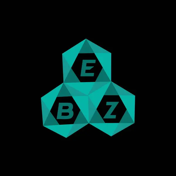 EBZ yaratıcı minimalist harf logosu. EBZ benzersiz vektör baş harfleri harf logosu tasarımı