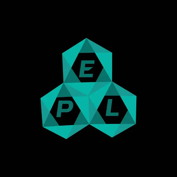 EPL yaratıcı minimalist harf logosu. EPL benzersiz vektör baş harfleri harf logosu tasarımı