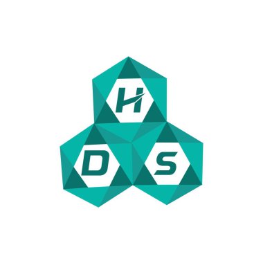 HDS yaratıcı minimalist harf logosu. HDS benzersiz vektör baş harfleri alfabe harfi logosu HDS yaratıcı minimalist harf logosu. HDS benzersiz vektör baş harfleri harf logosu tasarımı