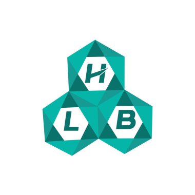 HLB yaratıcı minimalist harf logosu. HLB benzersiz vektör baş harfleri harf logosu tasarımı