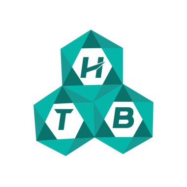 HTB yaratıcı minimalist harf logosu. HTB benzersiz vektör baş harfleri harf logosu tasarımı