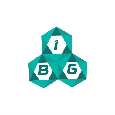 IBG yaratıcı minimalist harf logosu. IBG eşsiz vektör baş harfleri alfabe harfi logosu IBG yaratıcı minimalist harf logosu. IBG benzersiz vektör baş harfleri harf logosu tasarımı
