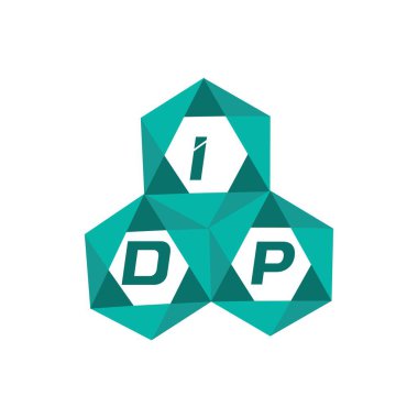 IDP yaratıcı minimalist harf logosu. IDP eşsiz vektör baş harfleri alfabe harfi logosu IDP tasarımı yaratıcı minimalist harf logosu. IDP eşsiz vektör baş harfleri alfabe harf logosu tasarımı