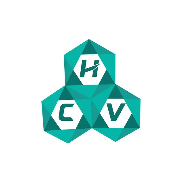 HCV yaratıcı minimalist harf logosu. HCV benzersiz vektör baş harfleri harf logosu tasarımı