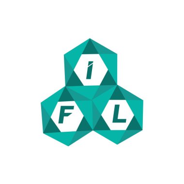 IFL yaratıcı minimalist harf logosu. IFL benzersiz vektör baş harfleri harf logosu tasarımı