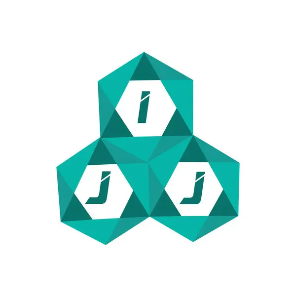 IJJ yaratıcı minimalist harf logosu. IJJ benzersiz vektör baş harfleri harf logosu tasarımı