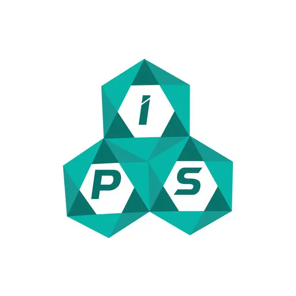 IPS yaratıcı minimalist harf logosu. IPS benzersiz vektör baş harfleri harf logosu tasarımı