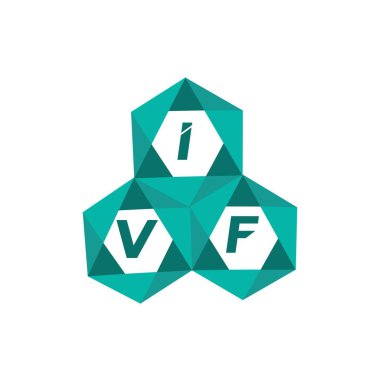 Tüp bebek yaratıcı minimalist harf logosu. Tüp f benzersiz vektör baş harfleri alfabe harfi logo tasarımı