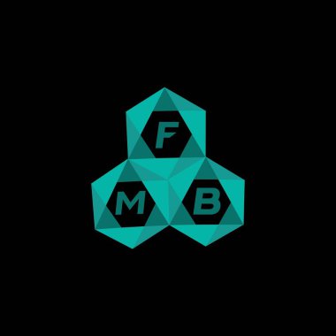 FMB yaratıcı minimalist harf logosu. FMB benzersiz vektör baş harfleri harf logosu tasarımı