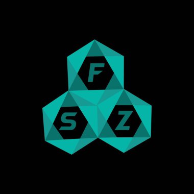 FSZ yaratıcı minimalist harf logosu. FSZ benzersiz vektör baş harfleri harf logosu tasarımı