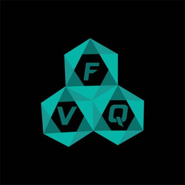 FVQ yaratıcı minimalist harf logosu. FVQ eşsiz vektör baş harfleri alfabe harfi logosu FVQ yaratıcı minimalist harf logosu. FVQ benzersiz vektör baş harfleri harf logosu tasarımı