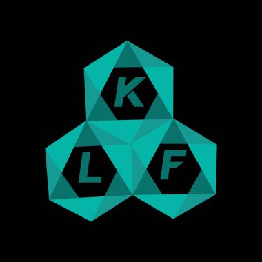 KLF yaratıcı minimalist harf logosu. KLF eşsiz vektör baş harfleri alfabe harfi logosu KLF yaratıcı minimalist harf logosu. KLF benzersiz vektör baş harfleri harf logosu tasarımı