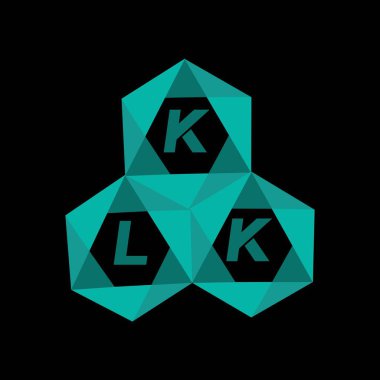 KLK yaratıcı minimalist harf logosu. KLK eşsiz vektör baş harfleri alfabe harfi logosu KLK yaratıcı minimalist harf logosu. KLK benzersiz vektör baş harfleri harf logosu tasarımı