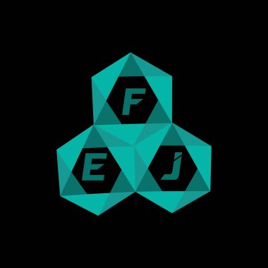 FEJ yaratıcı minimalist harf logosu. FEJ eşsiz vektör baş harfleri alfabe harfi logosu: FEJ yaratıcı minimalist harf logosu. FEJ eşsiz vektör baş harfleri alfabe harf logosu tasarımı