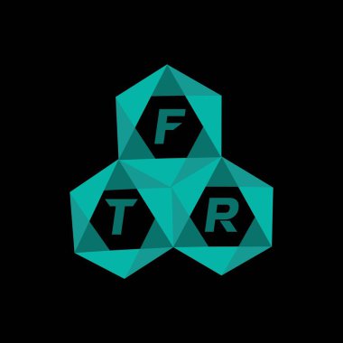 FTR yaratıcı minimalist harf logosu. FTR eşsiz vektör baş harfleri alfabe harfi logosu FTR yaratıcı minimalist harf logosu. FTR benzersiz vektör baş harfleri alfabe harfi logo tasarımı