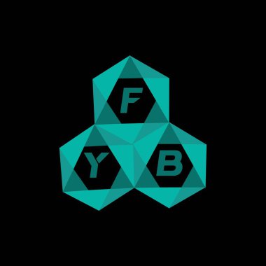FYB yaratıcı minimalist harf logosu. FYB eşsiz vektör baş harfleri alfabe harfi logosu FYB yaratıcı minimalist harf logosu. FYB benzersiz vektör baş harfleri harf logosu tasarımı