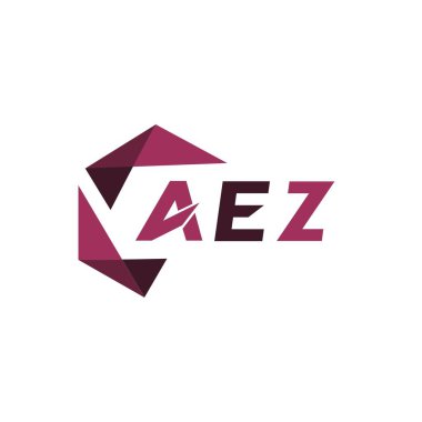 AEZ yaratıcı minimalist harf logosu. AEZ benzersiz vektör baş harfleri harf logosu tasarımı