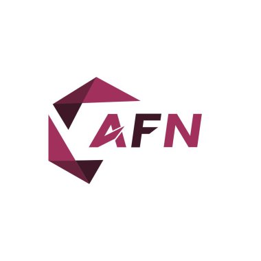 AFN yaratıcı minimalist harf logosu. AFN eşsiz vektör baş harfleri alfabe harf logosu tasarımı