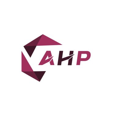 AHP yaratıcı minimalist harf logosu. AHP benzersiz vektör baş harfleri harf logosu tasarımı