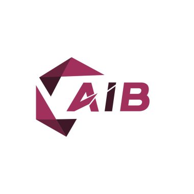 AIB yaratıcı minimalist harf logosu. AIB benzersiz vektör baş harfleri harf logosu tasarımı